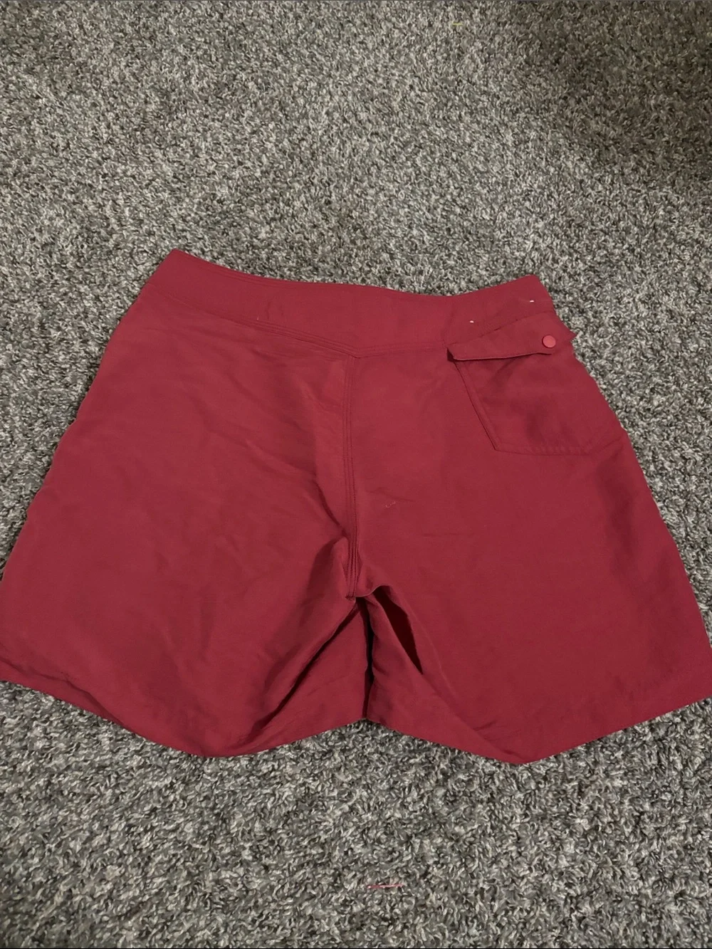 Patagonia Pataloha shorts Women 8 swim athletic casual red pocket gorpcore Y2K